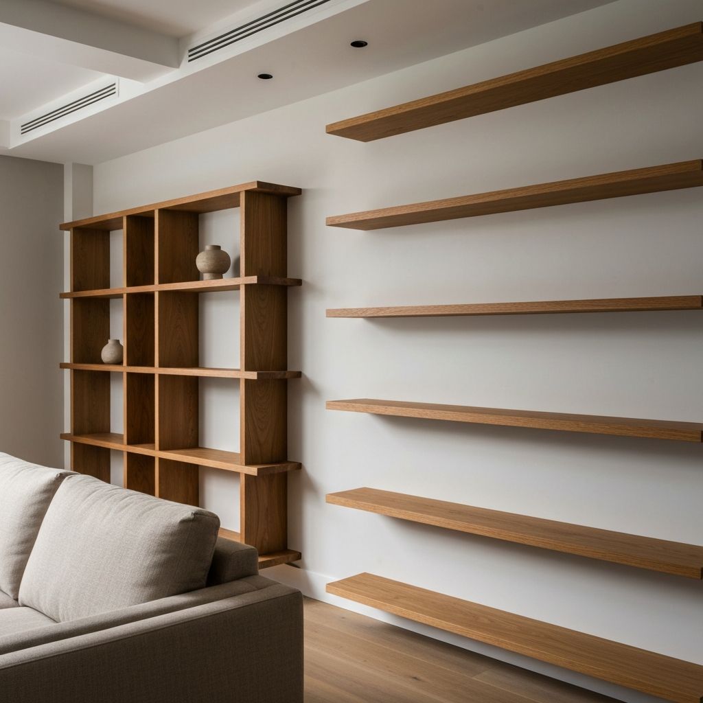 Custom built-in shelving and storage